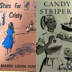 Vintage Girls’ Fiction Book Set – 1950s Teen & Candy Striper Era Classics (2)
